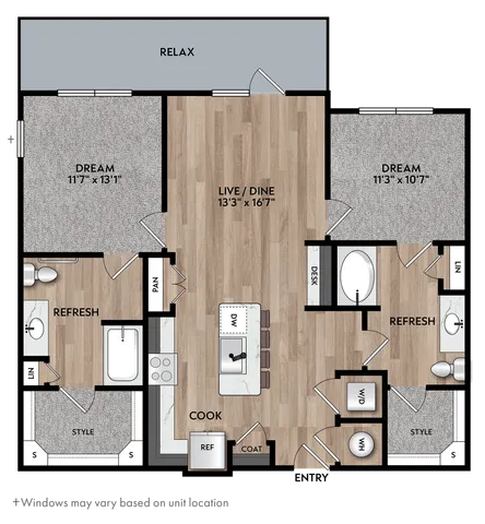 B2 HC Floor Plan | Harvest House