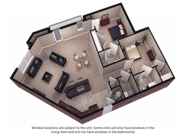2BR/2BA - Claremont
