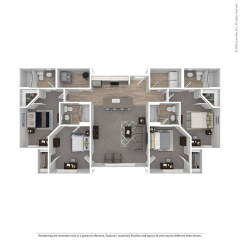 Four Bedroom Floorplan