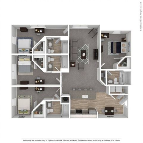 Four Bedroom Floorplan