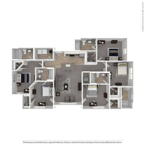 Five Bedroom Floorplan