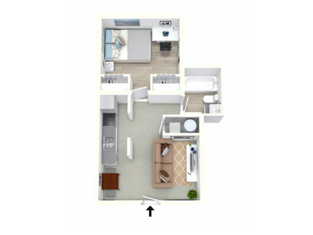 One Bedroom Flat