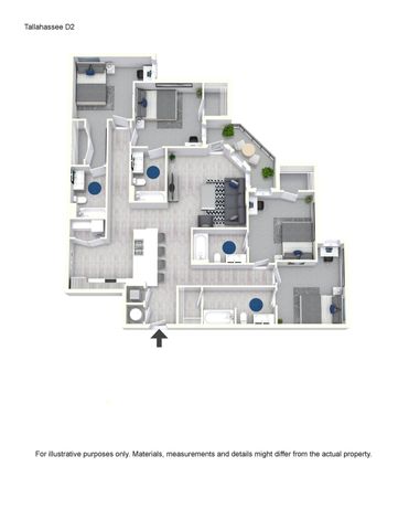 D2: 4 Bed / 4 Bath