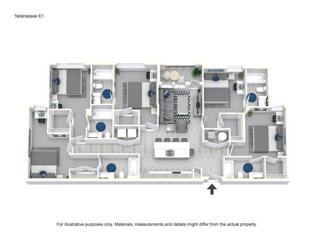 E1: 5 Bed / 5 Bath