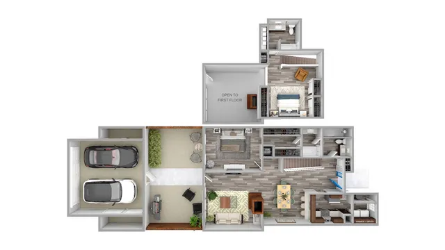 B3 Two-Story Floorplan