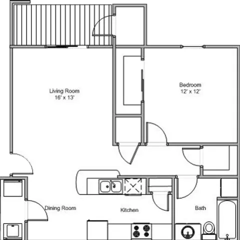 Quail Creek Apartments 1 Bed