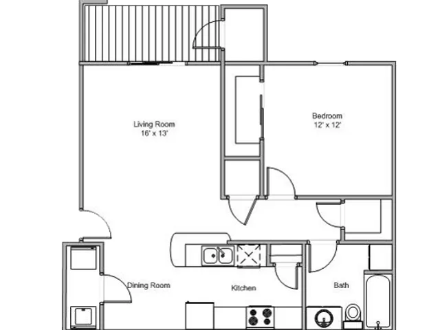 Quail Creek Apartments 1 Bed