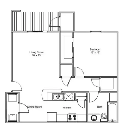 Quail Creek Apartments 1 Bed