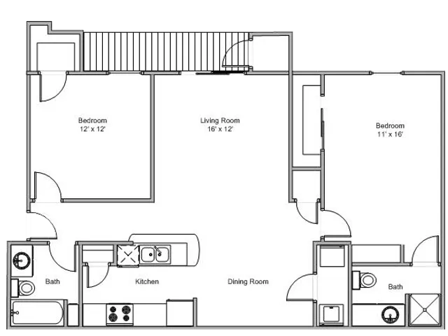 Quail Creek Apartments 2 Bed