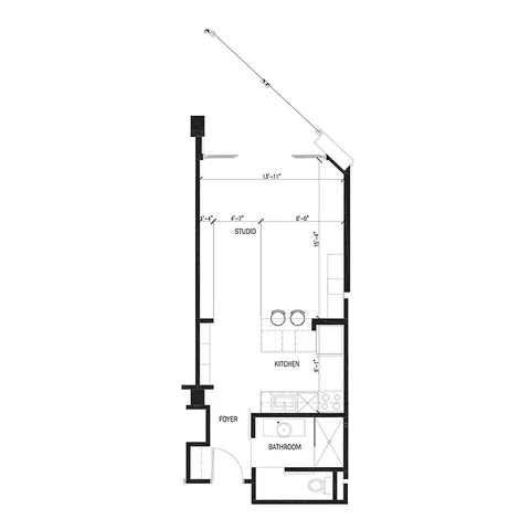Stadium Lofts - Studio - Style A