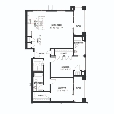 Bldg A & B Unit 101