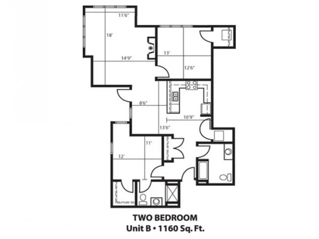 2 Bed B