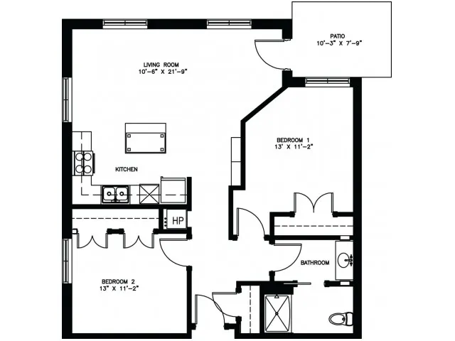 Apartment 105
