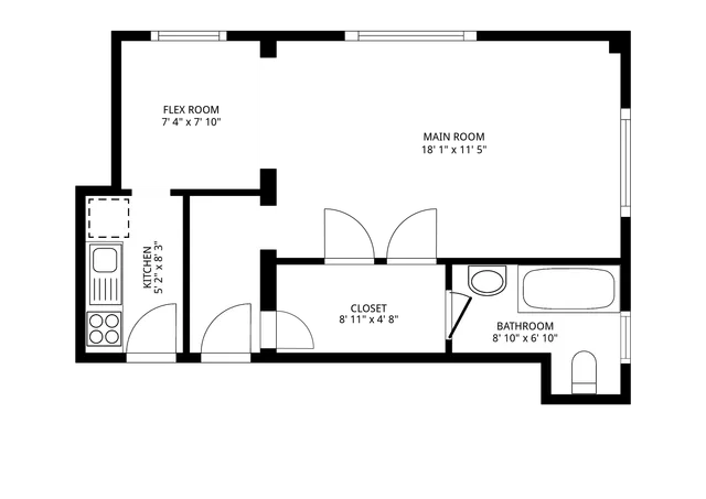 Kennedy Manor Studio - Unit 110