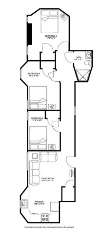 Blied 3 bed floorplan