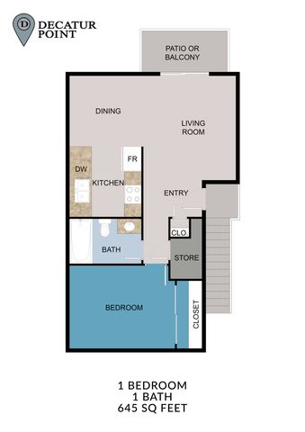 Decatur Point Apartments;1 Bedroom 1 Bath