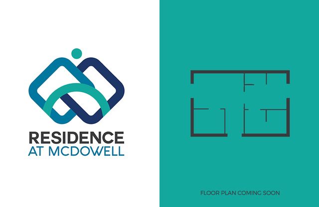 Residence at McDowell offering a sneak peek of an upcoming modern floor plan layout, perfect for contemporary living.