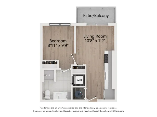 U1 | 1 Bedroom 1 Bath | 711 sq ft | The Westerly Apartments in Millcreek, UT