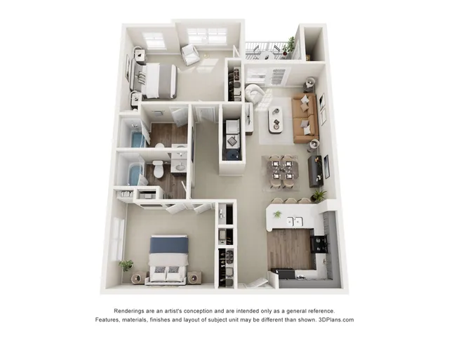 St. Andrews | 2 Bed 2 Bath | 1075 sq ft | Apartments in Winston-Salem