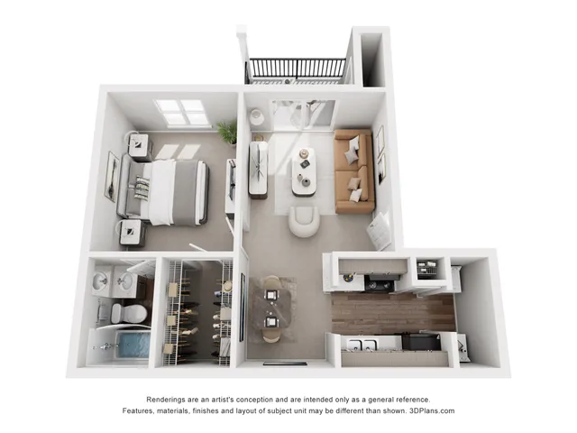 Sassafras | 1 Bed 1 Bath | Autumn Ridge Apartments in Raleigh