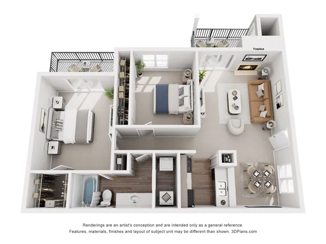 Silver Maple | 2 Bed 1 Bath | Autumn Ridge Apartments in Raleigh