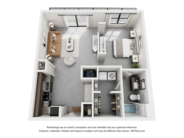 The Camillo | 1 Bed 1 Bath | 900 sq ft | Cottonwood Westside Apartments | Atlanta, GA