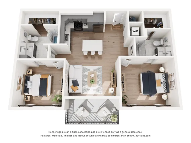B2 | 2 Bedroom Apartment in Millcreek | The Westerly Apartments in Millcreek, UT