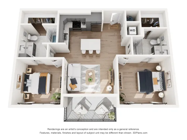 B2 | 2 Bedroom Apartment in Millcreek | The Westerly Apartments in Millcreek, UT