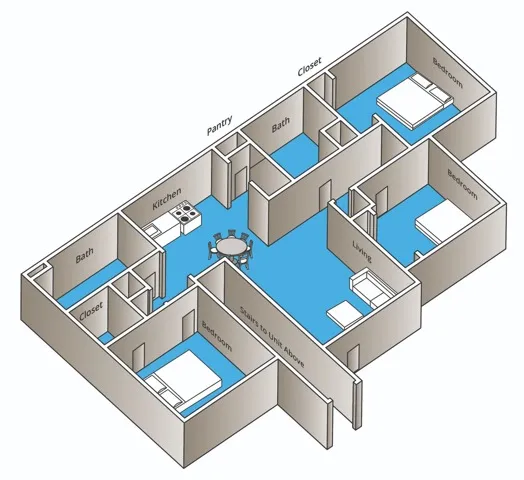 3 Bed 2 Bath
