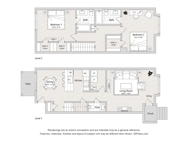 1-2 Bedroom Apartments, Kansas City | The Moxie Floor Plans