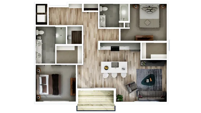2 Bedroom