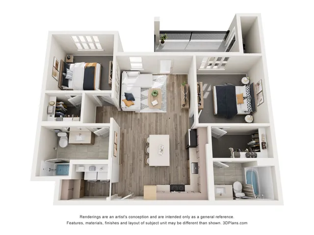 B2 - 2x2 Floorplan