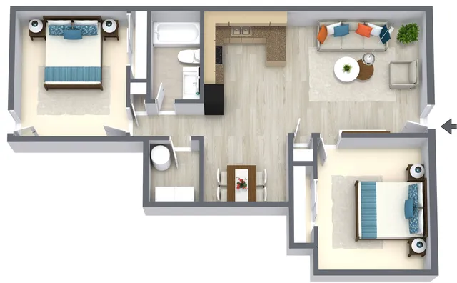 2 Bedroom Fleetwood