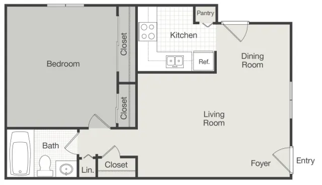 Coltrane 1 bedroom