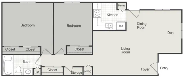 Fitzgerald 2 bedroom
