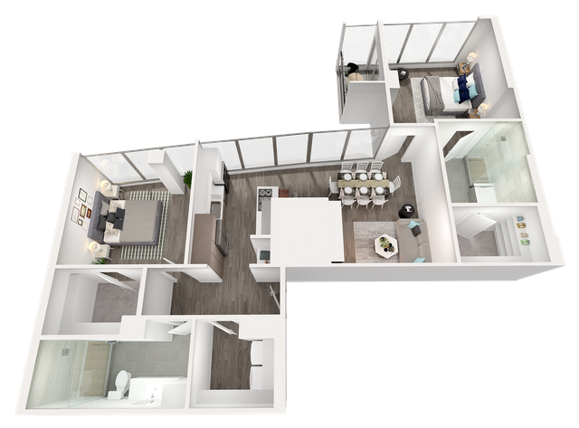 C9A The Victoria 1398 sq ft (Unit 4006) 2-2