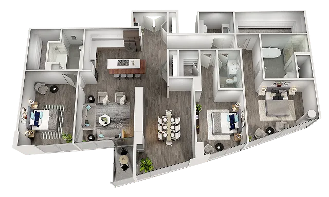 D7 The Eleanor 2470 sq ft (Unit 4003) 3-3.5