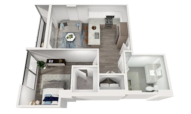 B3 Amary 683 sq ft 1-1