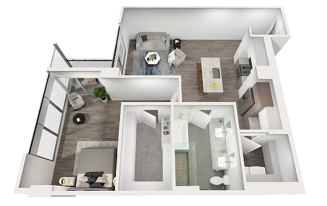 B4 Allie 990 sq ft 1-1