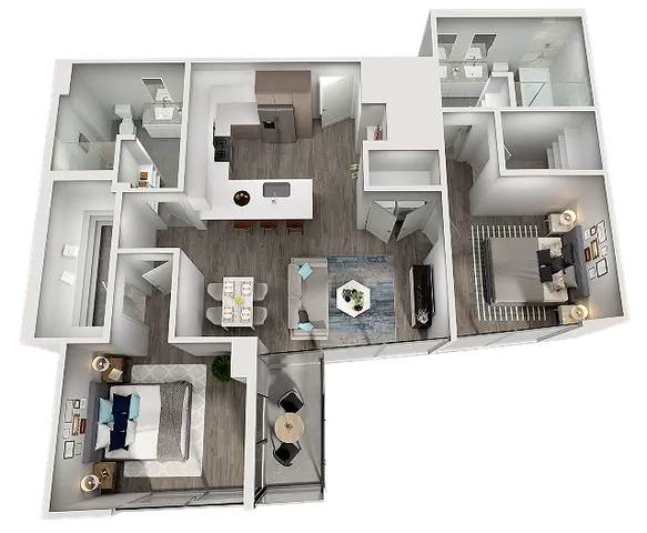 C1 Anya 1135 sq ft 2-2