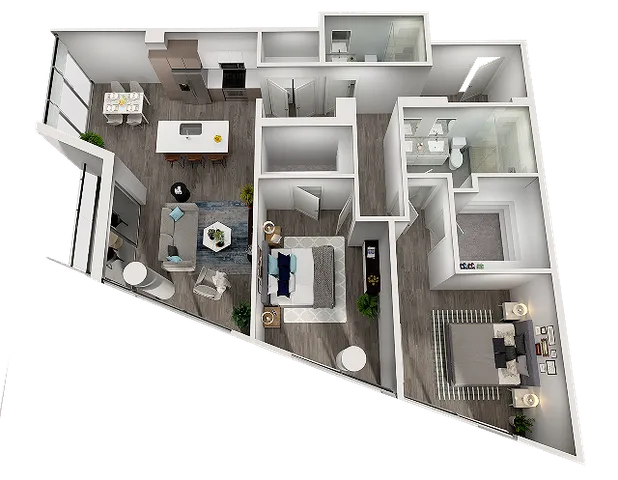 C2 Alina 1317 sq ft 2-2