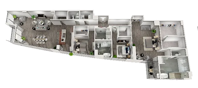 D5 The Annalise Level 39 PH 2936 sq ft (Unit 3905) 3-3.5