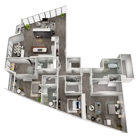 D7 The Eleanor 2470 sq ft (Unit 4003) 3-3.5