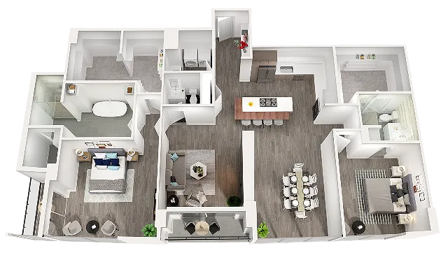 C10A Charlotte 3191 sq ft (Unit 4004) 2-2.5