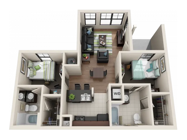 2BR/2BA STANDARD