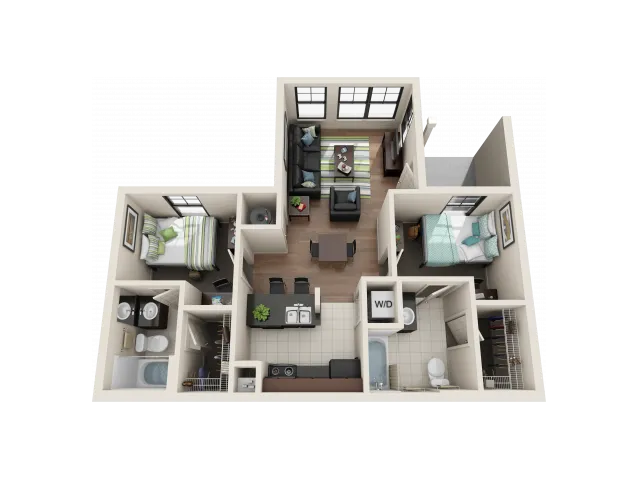 Parkway 2x2 Flat