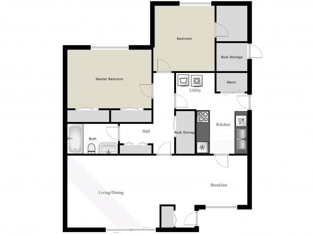 202 2 Bed 1 Bath CGO