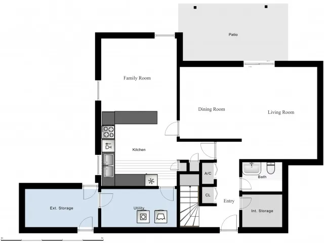 BA 4 Bed 2.5 Bath