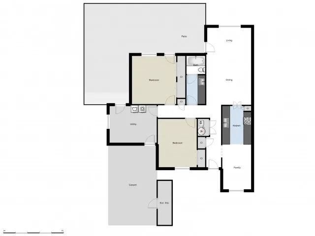 Maple GB 2 Bed 1 Bath