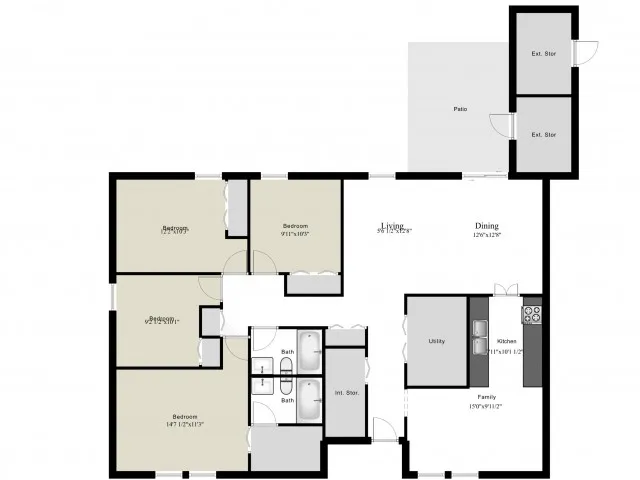 CC 4 Bed 2 Bath SNCO